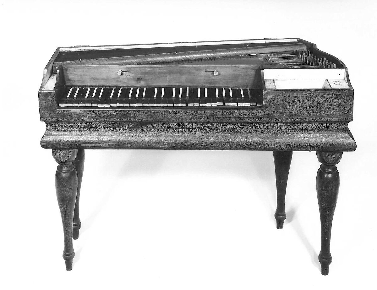 Square Piano, Attributed to Johann Matthäus Schmahl (German, Ulm 1734–1793), Wood, various, possibly German 