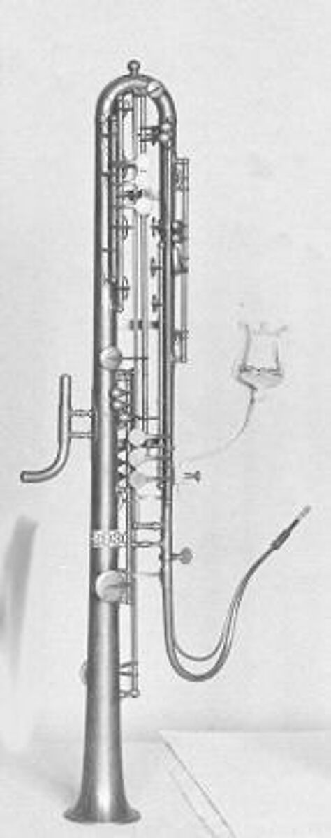 Tenor Sarrusophone in B flat, Gautrot-Marquet (French, Paris 1875–1884), Brass, French 
