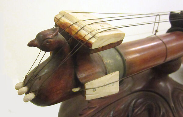 Vina, Gourd, wood, wire, bone, Indian (North)