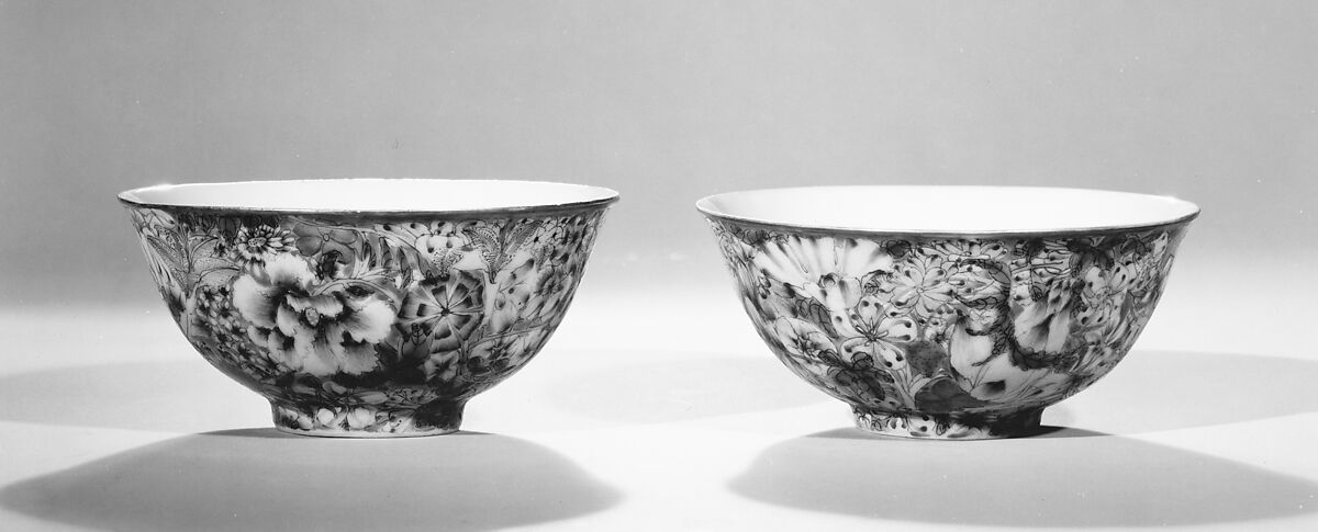 Bowl (one of a pair), Porcelain, China 