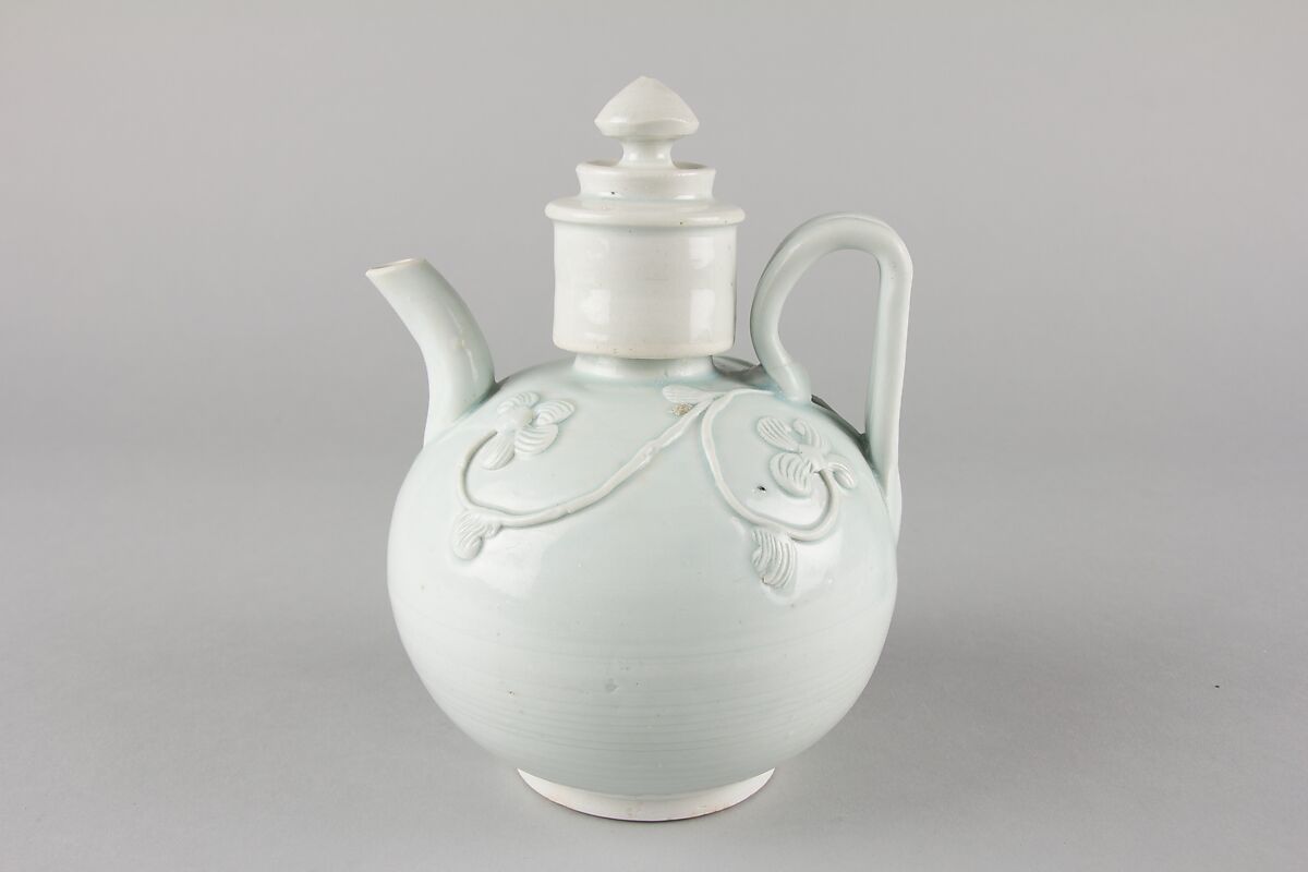 Ewer with Cover, Porcelain (Qingbai ware), China 