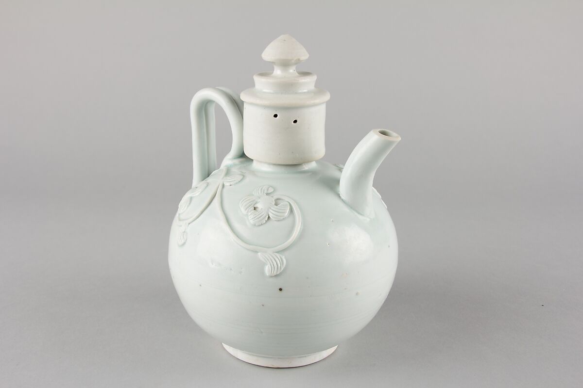 Ewer with Cover, Porcelain (Qingbai ware), China