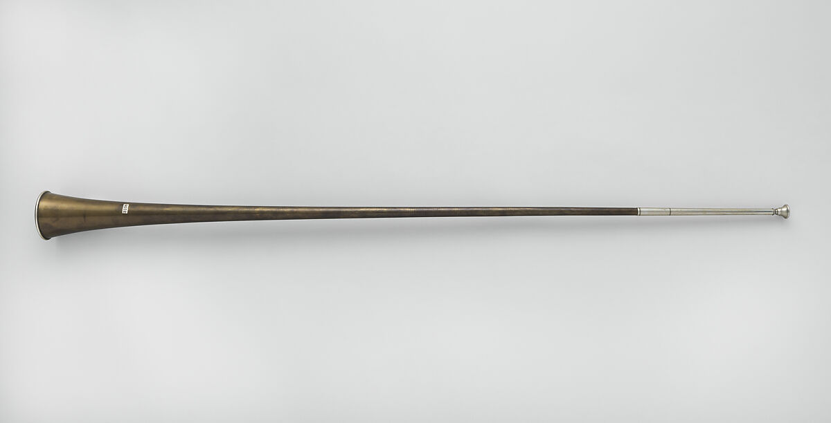 Coach Horn in C, Brass, nickel-silver, European