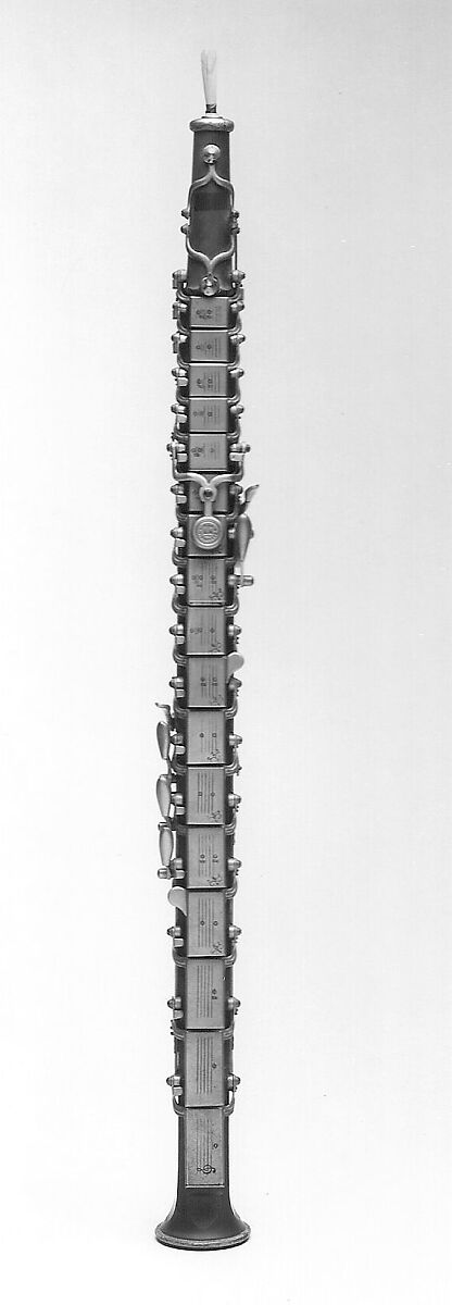 Oboe in C, Possibly by Maino &amp; Orsi?, Vulcanite, nickel-silver, brass, Italian 