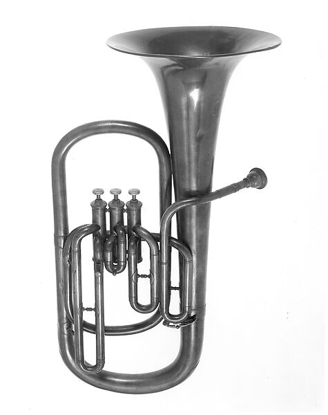 Tenor Horn in B-flat, Brass, nickel-silver, French or Italian 