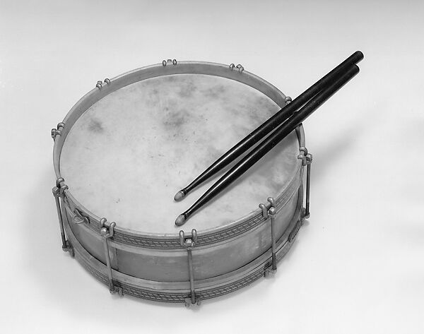 Side Drum, Wood, metal, skin, American 