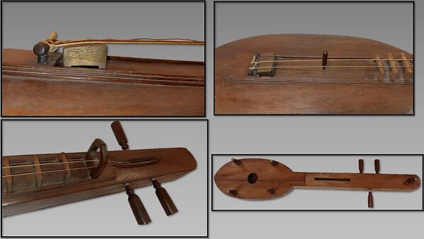 Chakhe, Wood, metal, wire, Thai