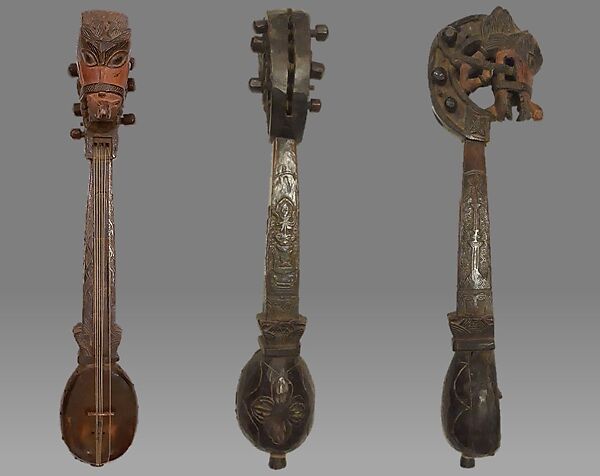 Lute, Wood, possibly Nepalese or Chinese 