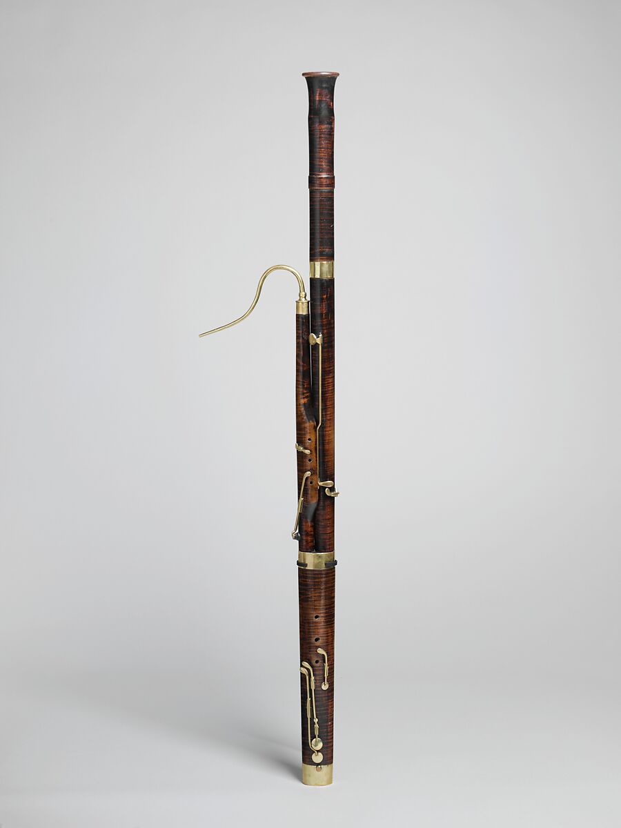 Bassoon, Carl August Schaufler (German, Stuttgart 1792–1877 Stuttgart), Maple, brass, German
