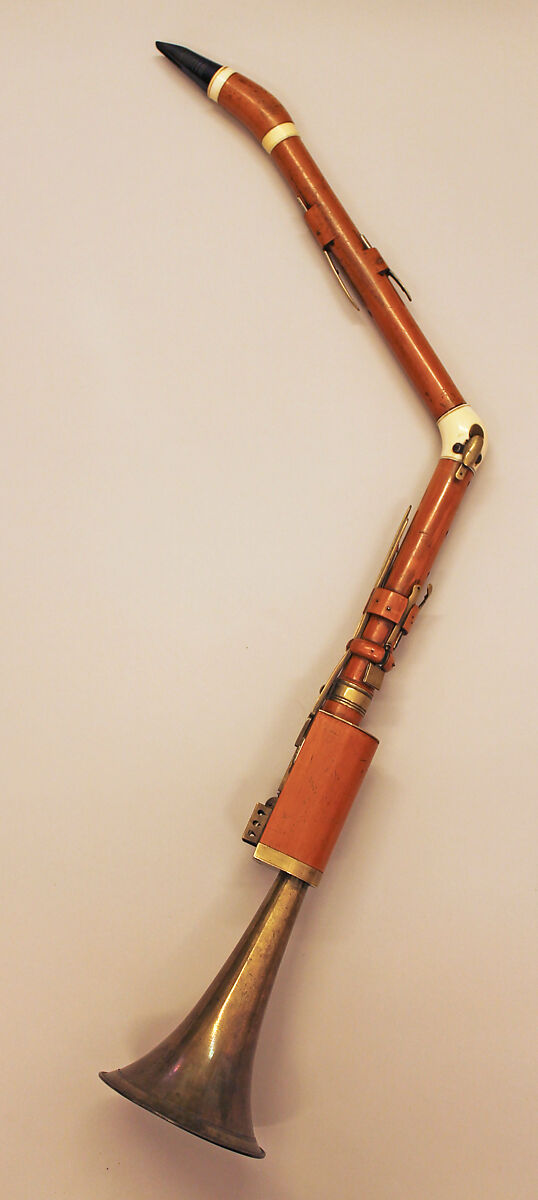 Basset Horn in F, Johann Gottlieb Freyer (German, Potsdam ca. 1764–1808 Potsdam), Boxwood, ivory, brass, German 