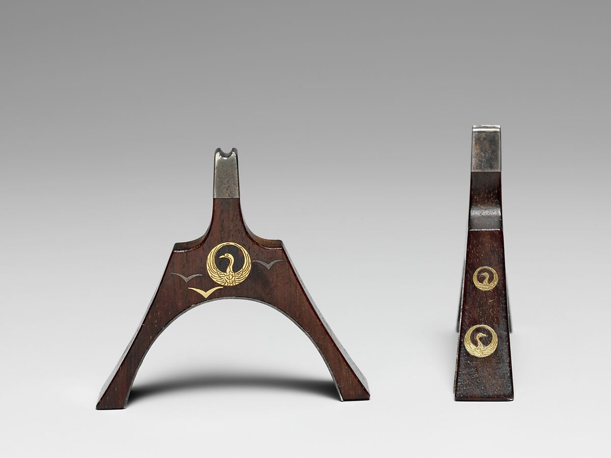 Koto (箏), Metalwork by Goto Teijo, 9th generation Goto master, Japan (1603–1673), Various woods, ivory and tortoiseshell inlays, gold and silver inlays, metalwork, cloth, laquer, paper,, Japanese