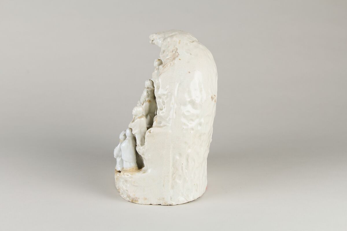 Grotto with Guanyin and Twenty Disciples, Porcelain (Blanc-de-chine ware), China
