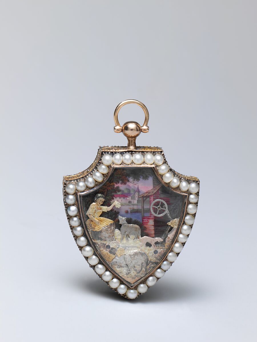 Music Box, Gold, enamel, Swiss