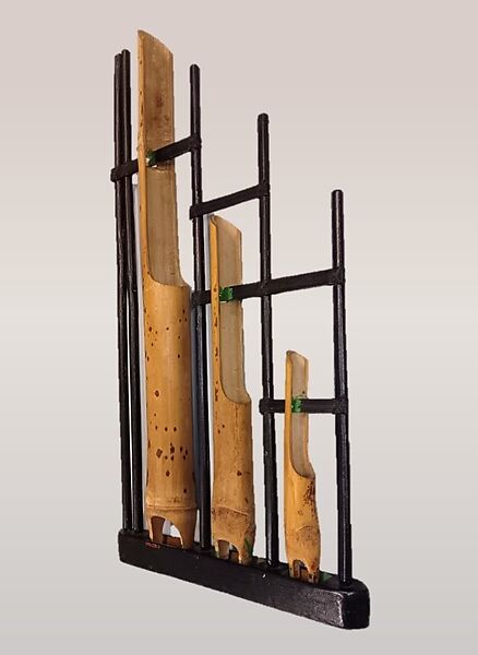 Angklung, Bamboo, wood, thread, Thai