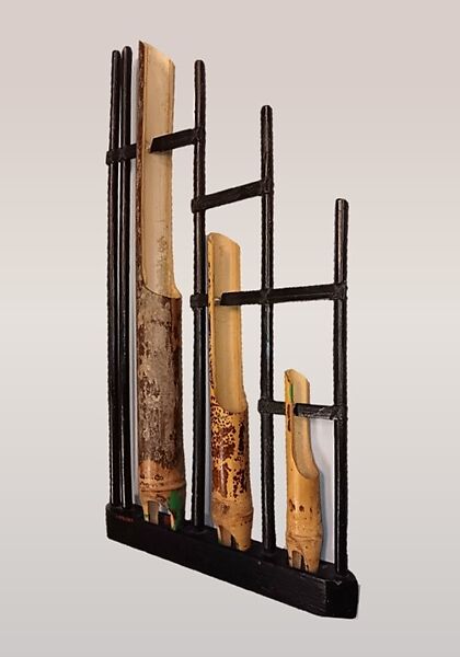 Angklung, Bamboo, wood, thread, Thai