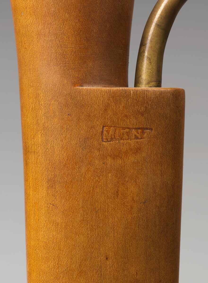 Soprano Dulcian, Boxwood, brass, Spanish?