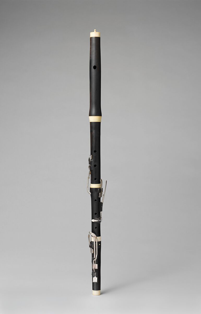 Transverse Flute in G, Johann Wendelin Weisse (German), Grenadilla, ivory, silver, German 
