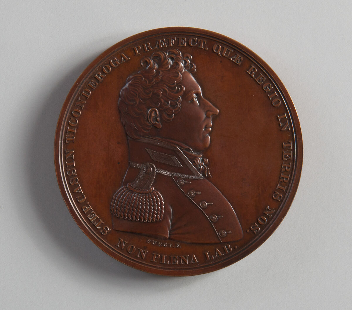 Medal of Lieutenant Stephen Cassin, Moritz Fürst (born 1782, active United States, 1807–ca. 1840), Bronze, American 