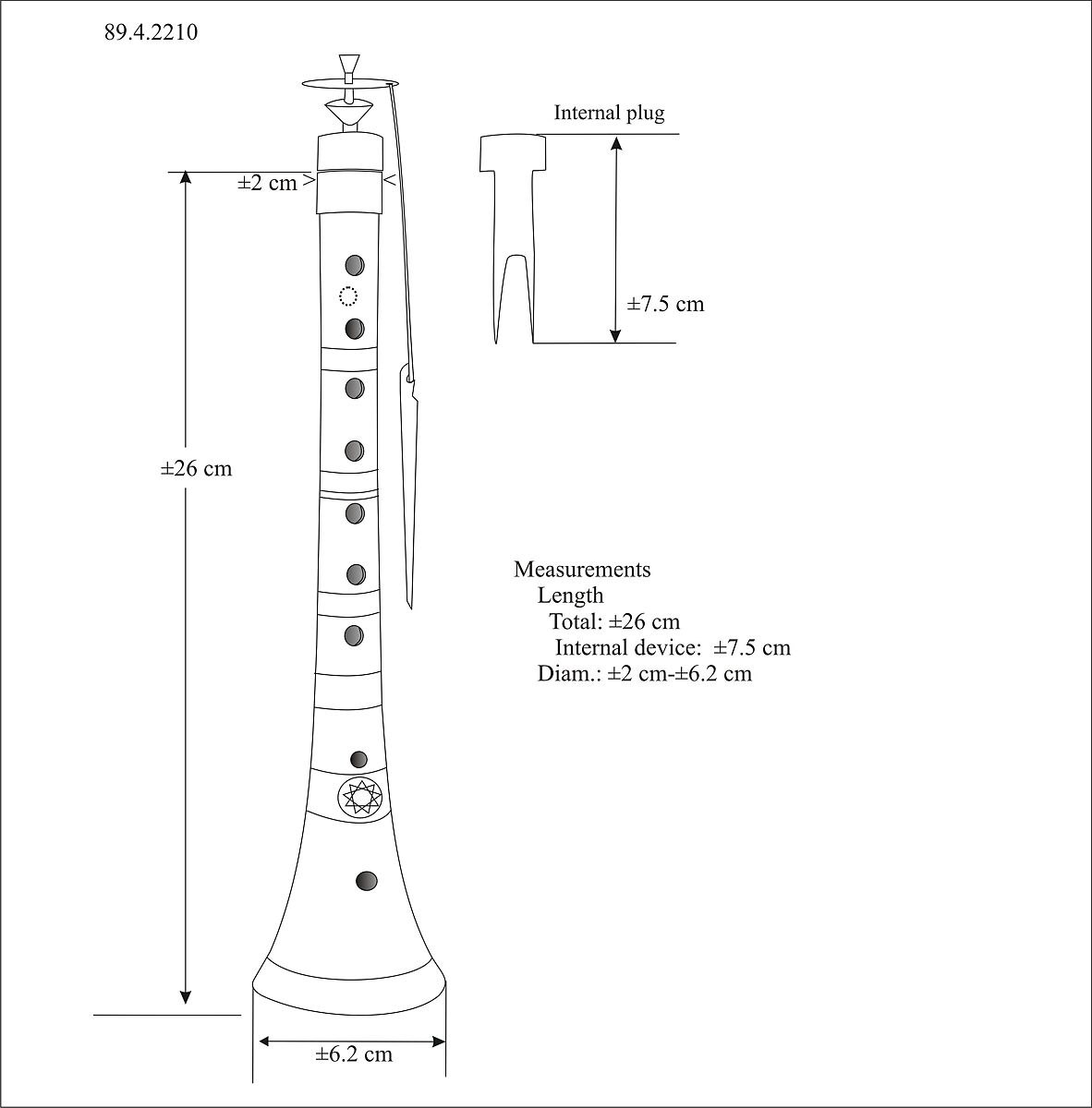 Sorna, wood, brass, bone, horn, reed, Iranian (Persian)