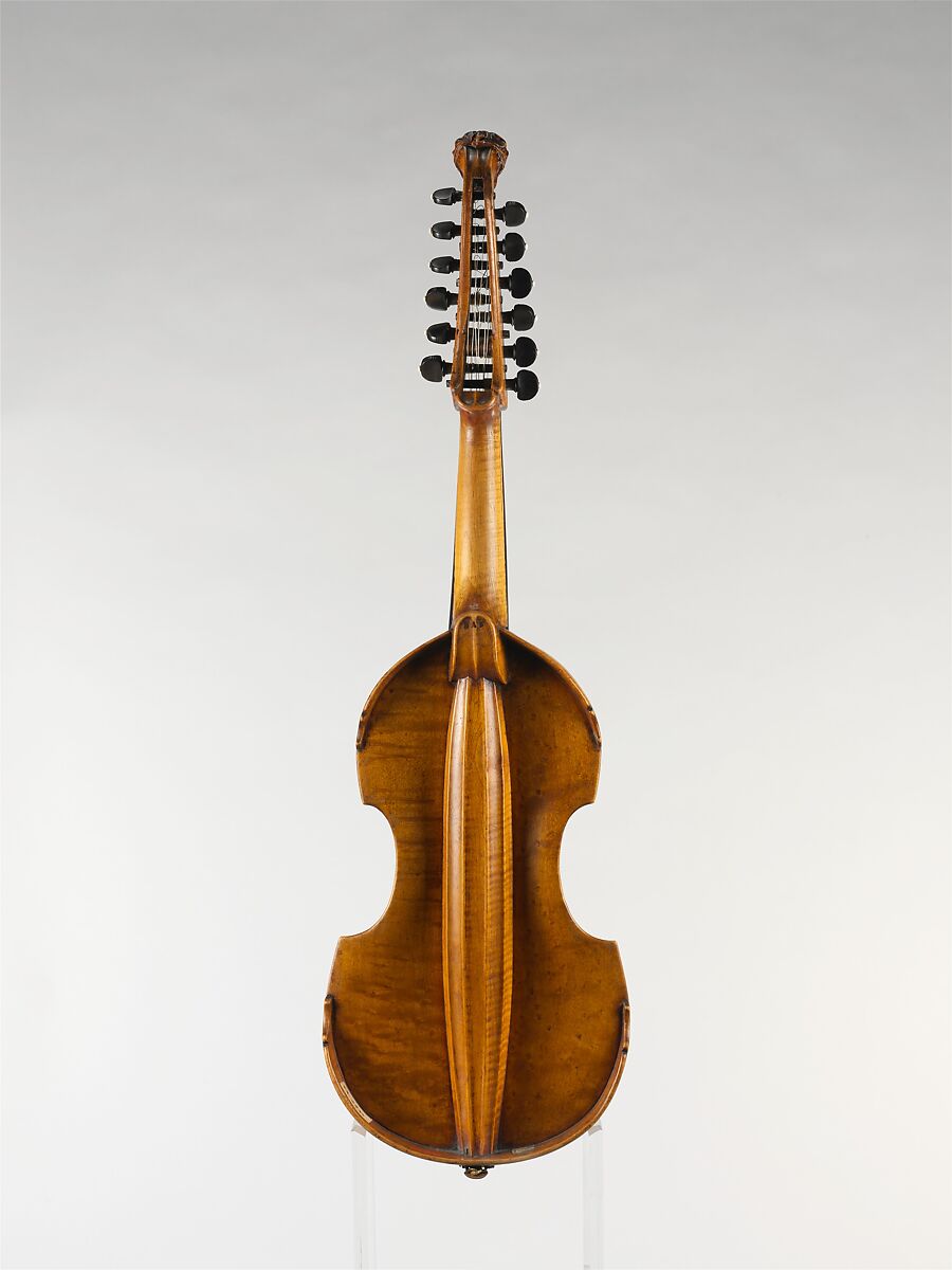 Mute Viola d'Amore, Daniel Achatius Stadlmann (Austrian, 1690–1744), Wood, Austrian