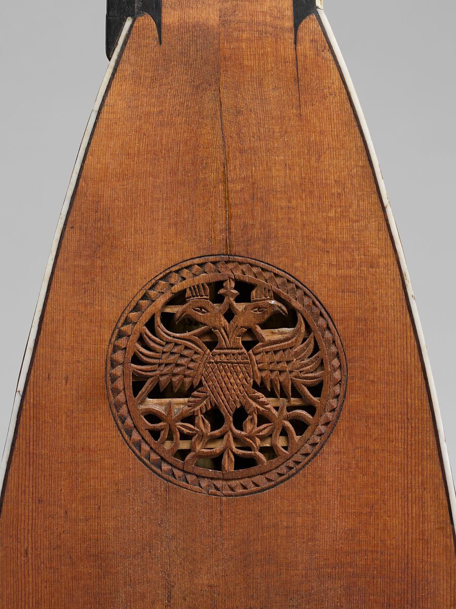 Mandolino, Spruce, ebony, ivory, mother-of-pearl, Italian