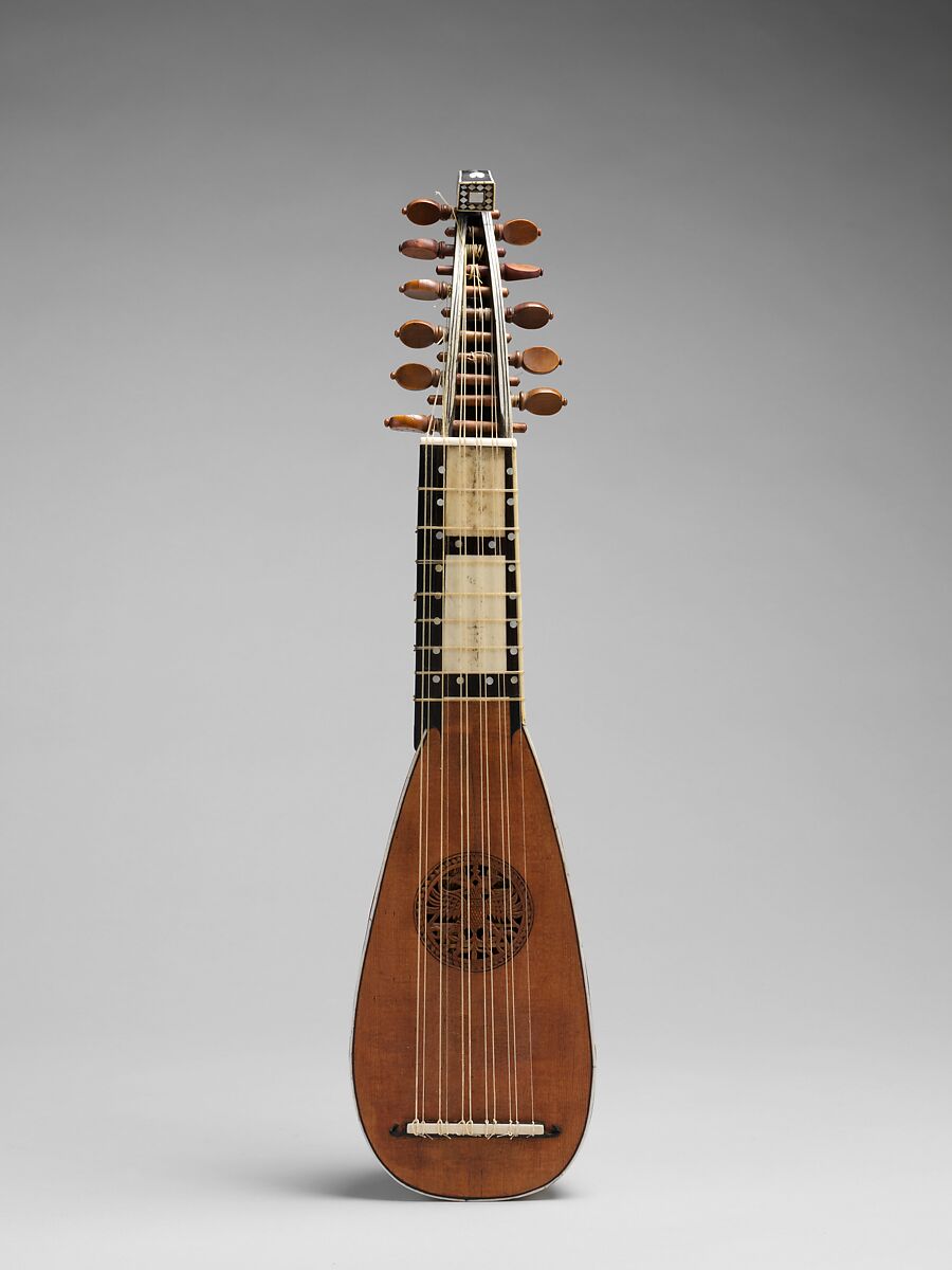 Mandolino, Spruce, ebony, ivory, mother-of-pearl, Italian