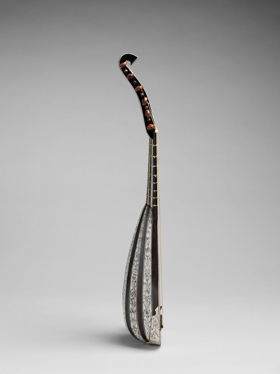 Mandolino, Spruce, ebony, ivory, mother-of-pearl, Italian