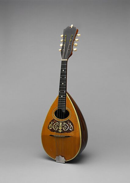 Mandolin, John D&#39;Angelico (American, New York 1905–1964 New York), Spruce, Brazilian rosewood, ivoroid, tortoise shell, American 