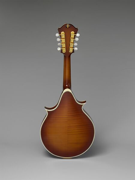 Archtop Mandolin, James D'Aquisto (American, New York 1935–1995 Corona, California), Spruce, maple, ebony, celluloid, mother-of-pearl, American