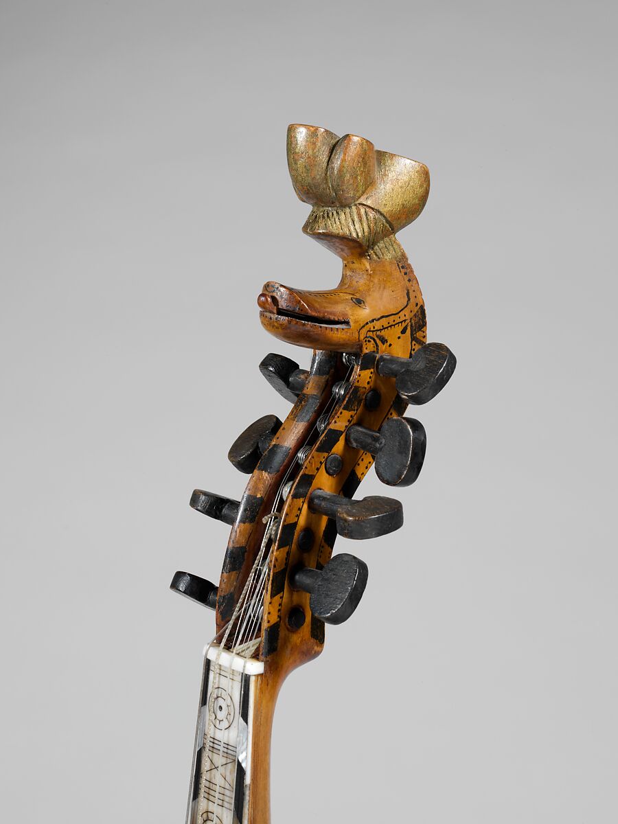 Hardanger Fiddle, Wood, mother-of-pearl, ebony, bone, Norwegian