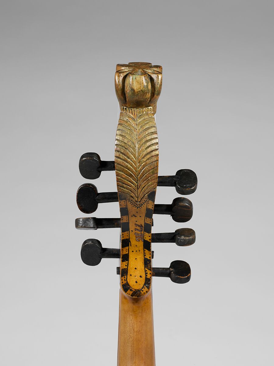 Hardanger Fiddle, Wood, mother-of-pearl, ebony, bone, Norwegian