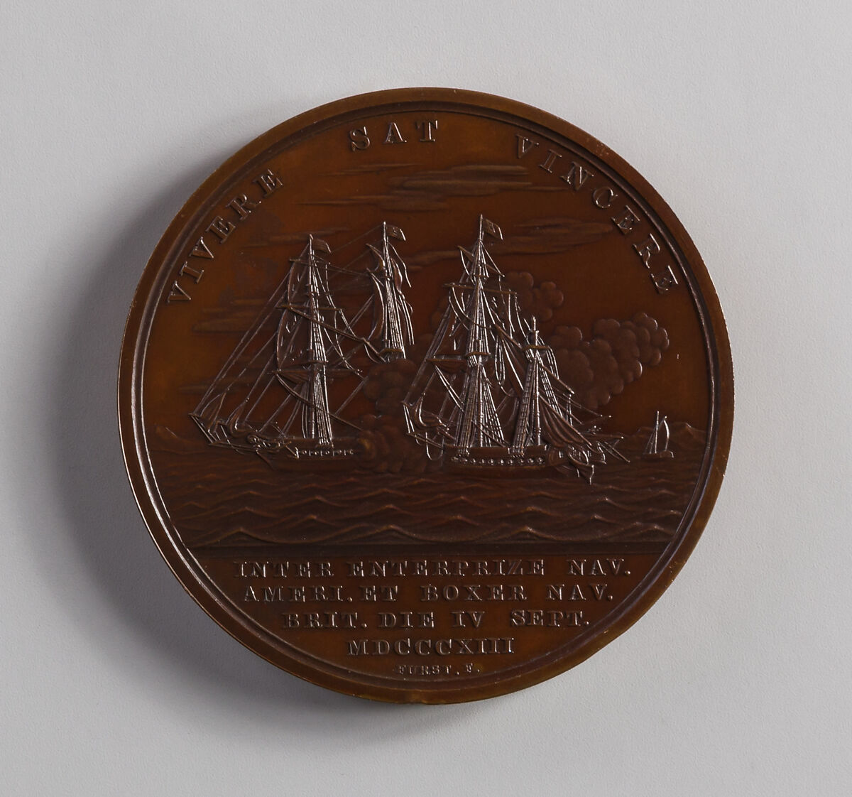 Medal of Lieutenant Edward R. McCall, Moritz Fürst (born 1782, active United States, 1807–ca. 1840), Bronze, American