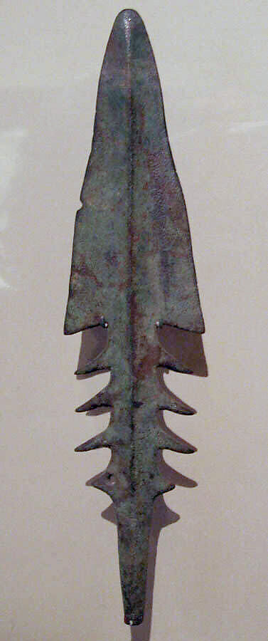 Serrated Harpoon, Copper, India 