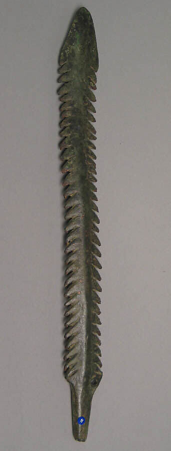 Serrated Harpoon, Copper, India 