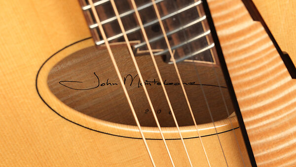 "Winter" from "The Four Seasons" (Serial number 200), John Monteleone (American, Islip, New York born 1947), Tyrolean maple, Tyrolean spruce, curly red maple, Macassar ebony, sterling silver, mother-of-pearl, diamond, nickel plating, natural blonde nitro-cellulose lacquer finish  , American