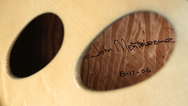 "Spring" from "The Four Seasons" (serial number 201), John Monteleone (American, Islip, New York born 1947), Red-tiger maple, Tyrolean spruce, Macassar ebony, curly red maple, mother-of-pearl, red abalone shell, turquoise, diamond, gold plating, blue nitro-cellulose lacquer finish, American