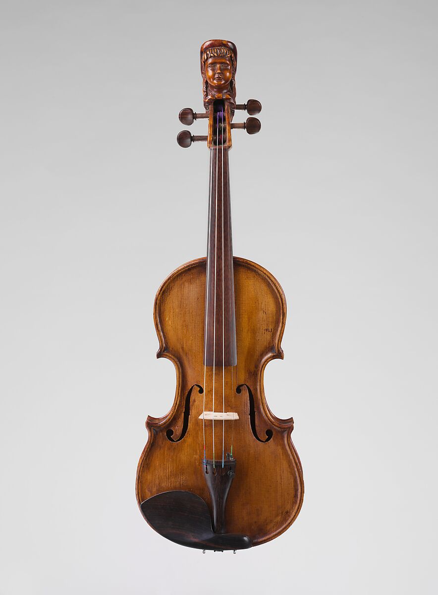 Violin, Philip Henry Holmes (American, Gardiner, Maine 1845–1915 Gardiner), Wood, American 