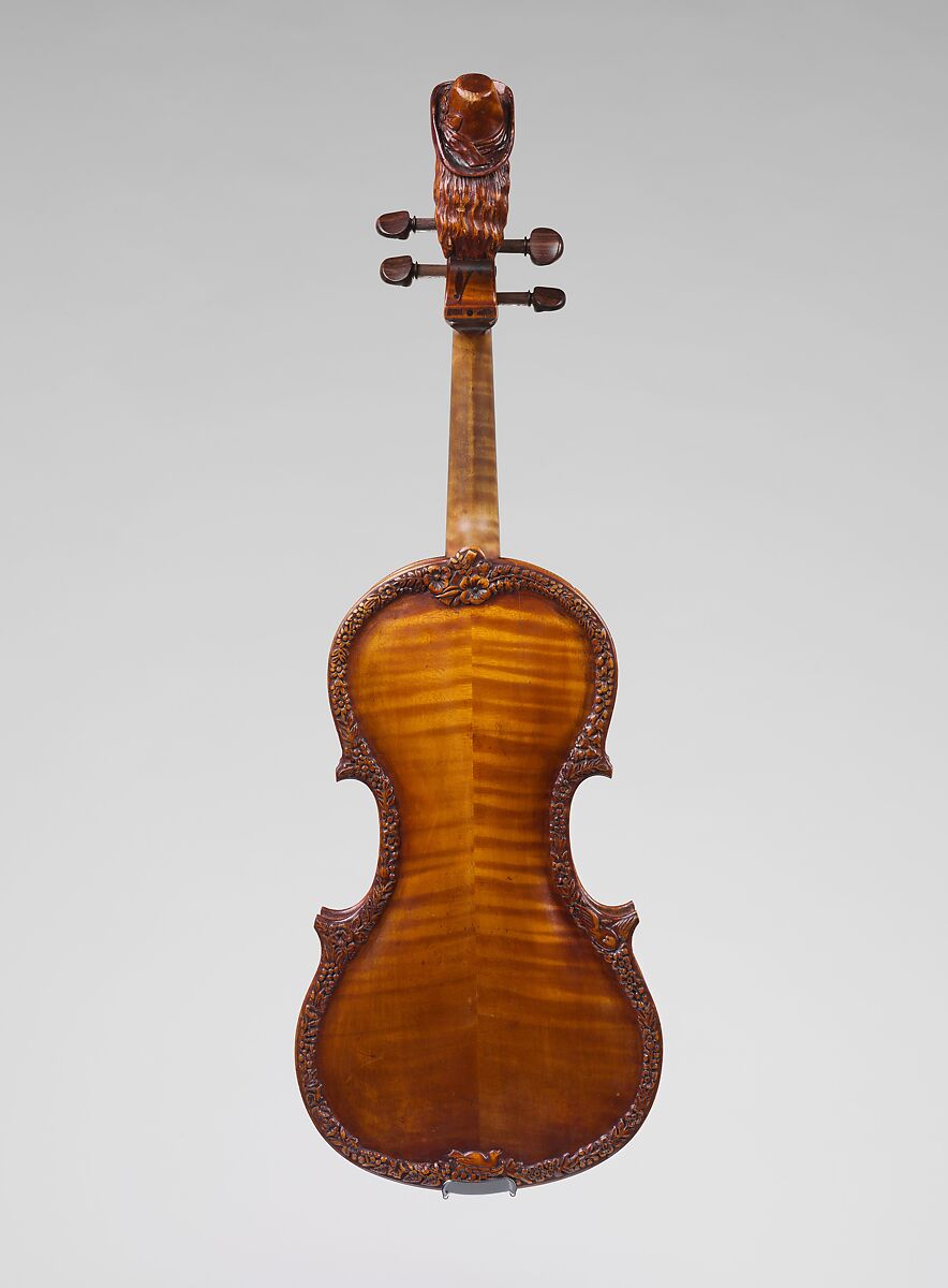 Violin, Philip Henry Holmes (American, Gardiner, Maine 1845–1915 Gardiner), Wood, American