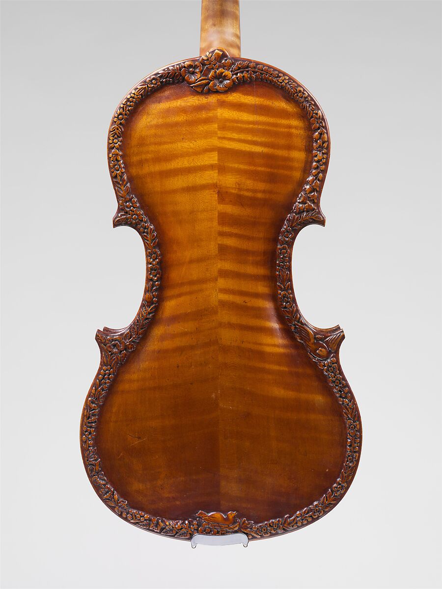 Violin, Philip Henry Holmes (American, Gardiner, Maine 1845–1915 Gardiner), Wood, American