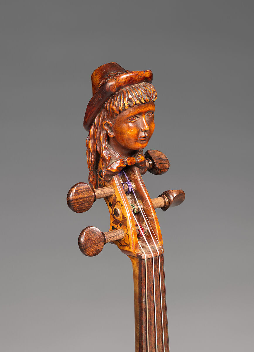 Violin, Philip Henry Holmes (American, Gardiner, Maine 1845–1915 Gardiner), Wood, American