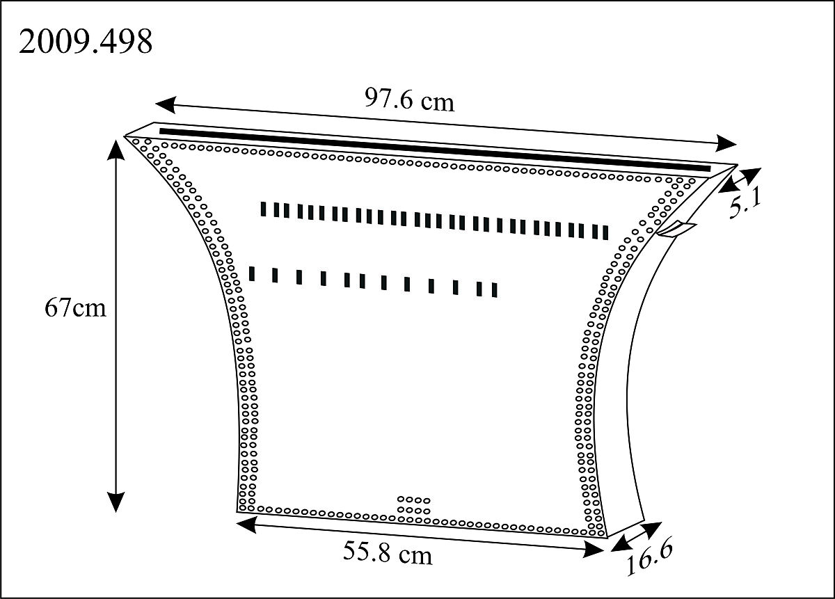 Lukombé (slit drum), wood, metal, Tetela, Kasai or Kusu