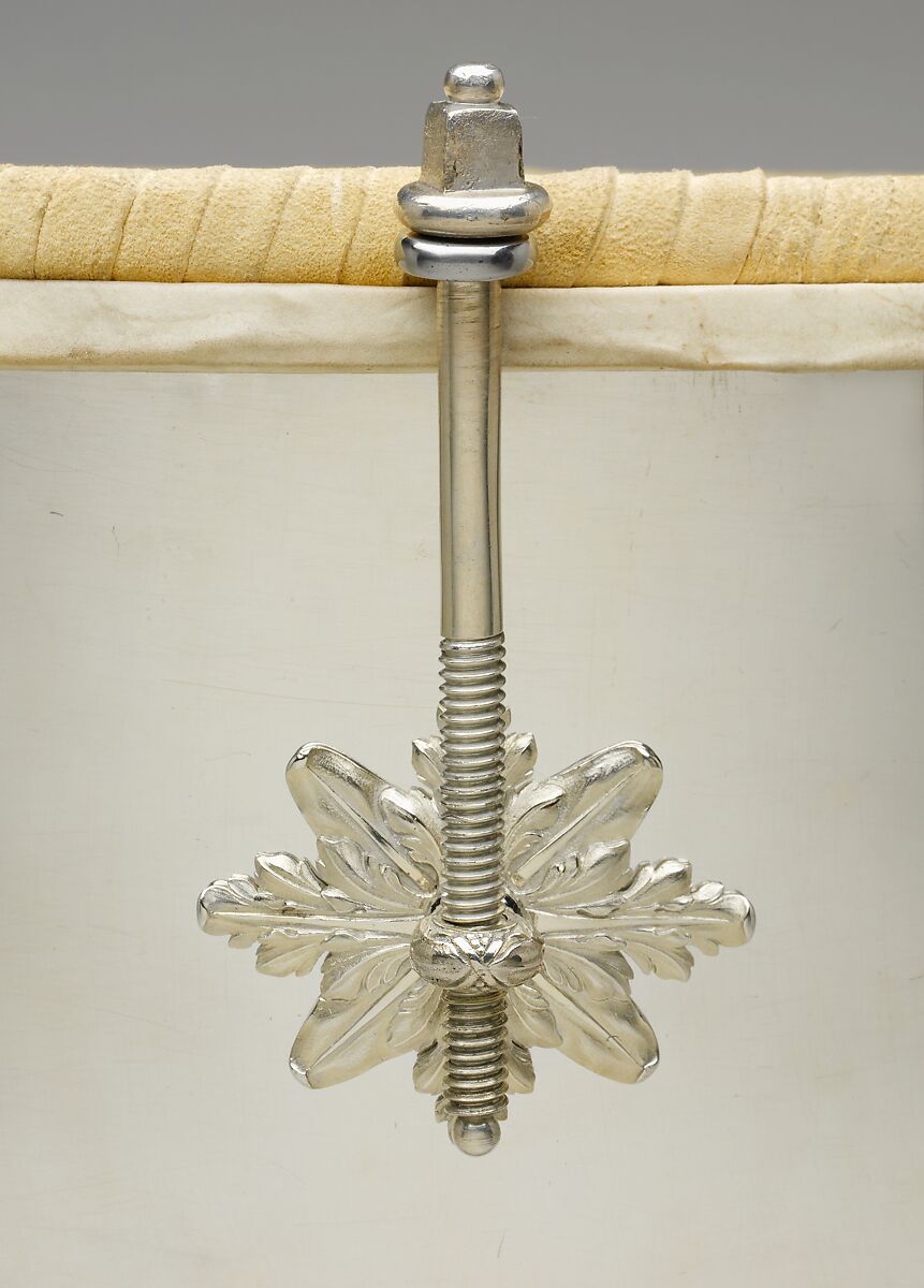 Kettle Drums, Franz Peter Bundsen (ca. 1725–1795 (master 1754)), Silver, iron, calfskin, textiles, gilding,, Hanoverian (German)