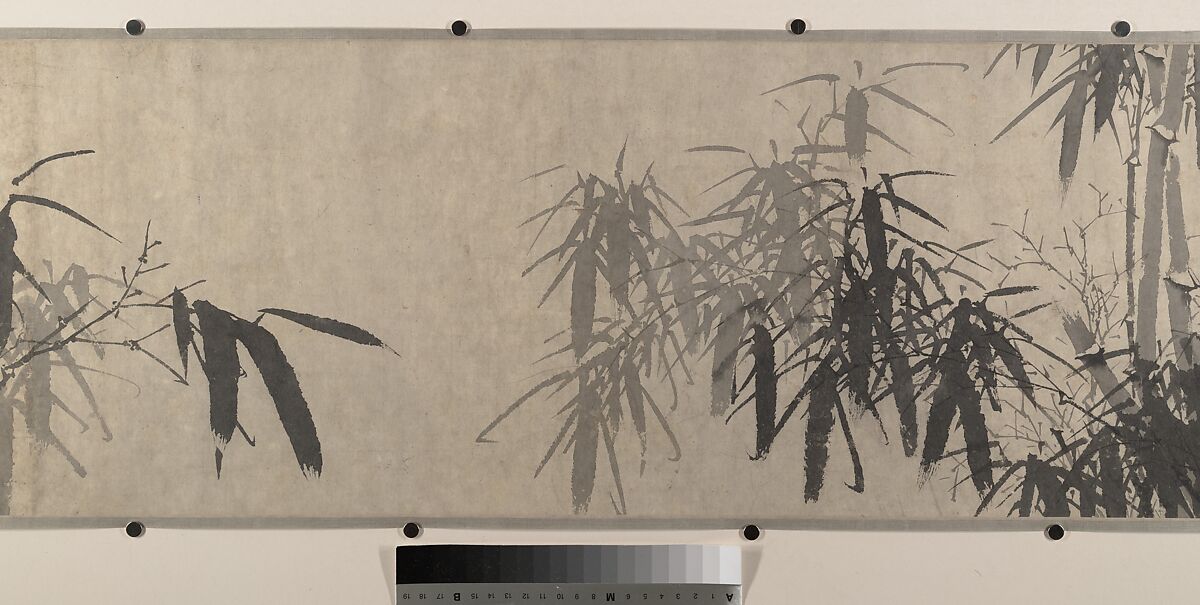 Bamboo, Unidentified artist, Handscroll; ink on paper, China