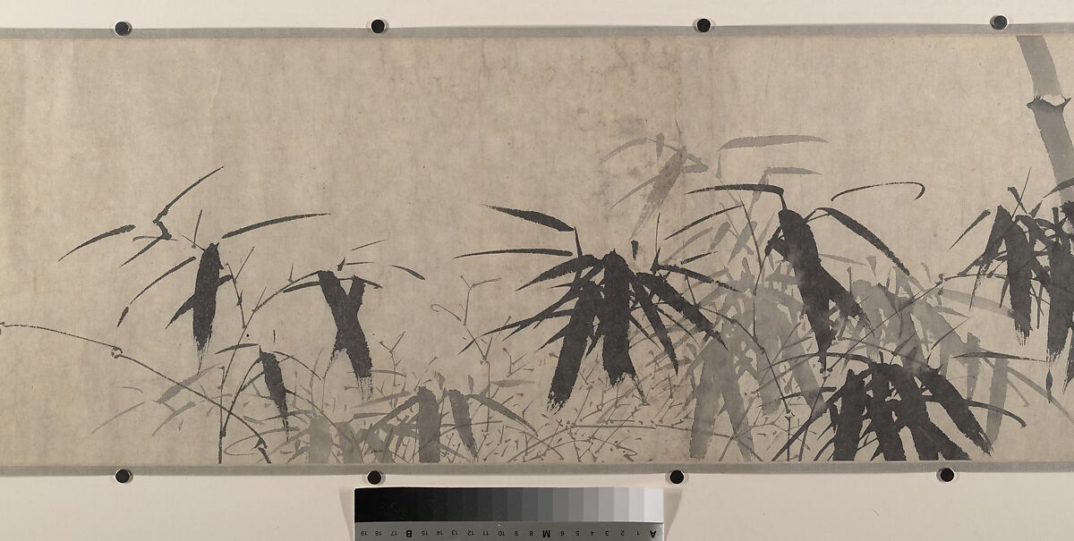 Bamboo, Unidentified artist, Handscroll; ink on paper, China