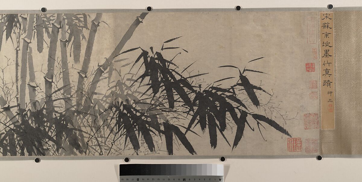 Bamboo, Unidentified artist, Handscroll; ink on paper, China