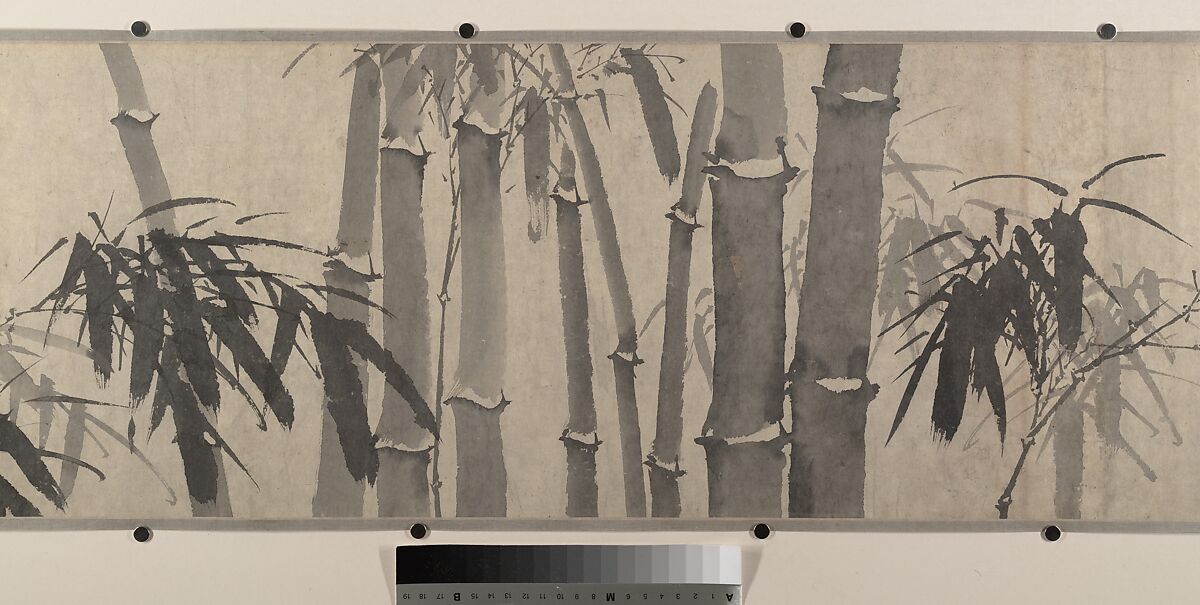 Bamboo, Unidentified artist, Handscroll; ink on paper, China