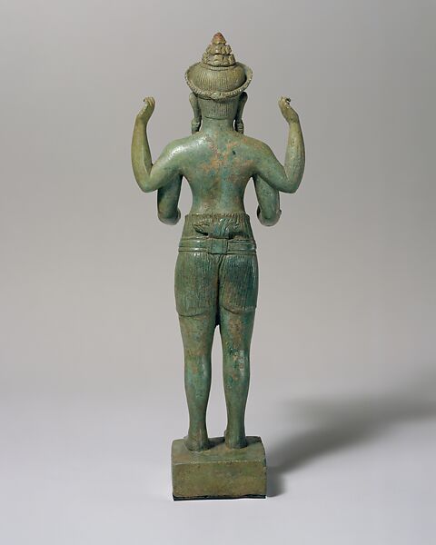 Four-Armed Avalokiteshvara (Bodhisattva of Infinite Compassion), Bronze, Cambodia