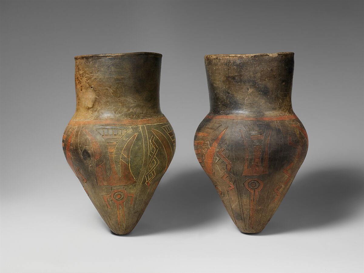 Drum, Ceramic, polychrome, Paracas