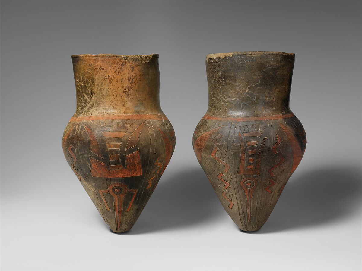 Drum, Ceramic, polychrome, Paracas