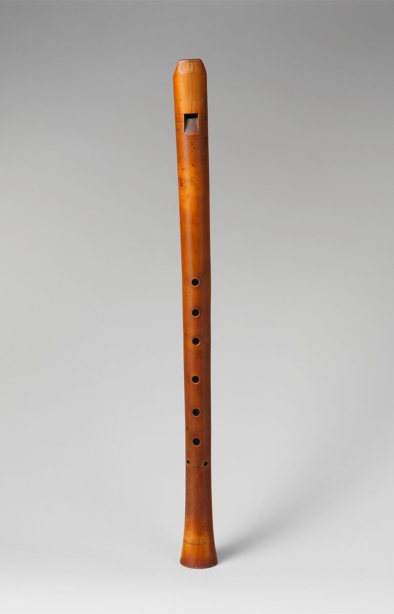 Tenor Recorder, Bassano (workshop active 1530–1650, Venice and London), Boxwood, Italian or British